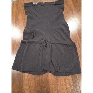 SPANX Higher Power Mid-Thigh High-waisted Shapewear Shorts Black Plus Size 2X